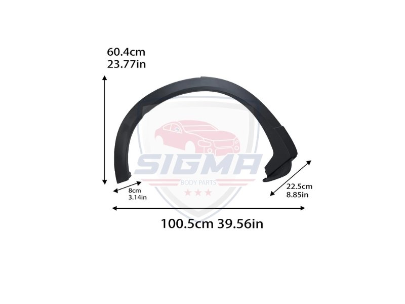 For Mazda CX-9 2016-2023 Rear Fender Flare Left Side For Mazda CX-9 2016-2023 Rear Fender Flare Left Side - Image 3