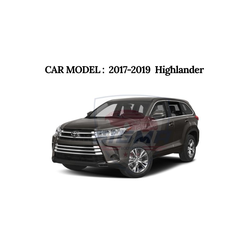 For Toyota Highlander 2017-2019 Front Tow Hook Cover Left Side For Toyota Highlander 2017-2019 Front Tow Hook Cover Left Side - Image 2