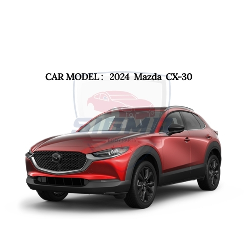 2020-2025 Mazda CX-30 Front Fender Flare Bumper trim with Clips Left - Image 4