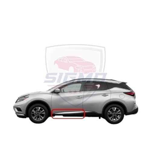 2015-2020 Nissan Murano Left Driver Side Front Door Lower Molding Trim - Image 2