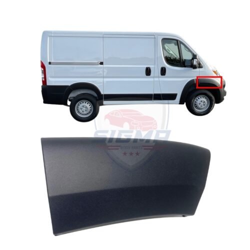 2019-2025 Dodge Pro Master Front Right Side Fender  Molding Trim Flare Black