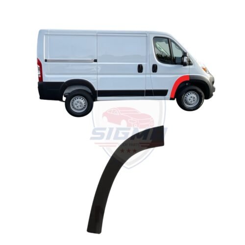 2019-2025 Ram ProMaster  Front Right Wheel Flare Molding Trim Black