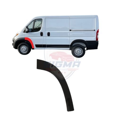 2019-2025 Ram ProMaster  Front Left Wheel Flare Molding Trim Black