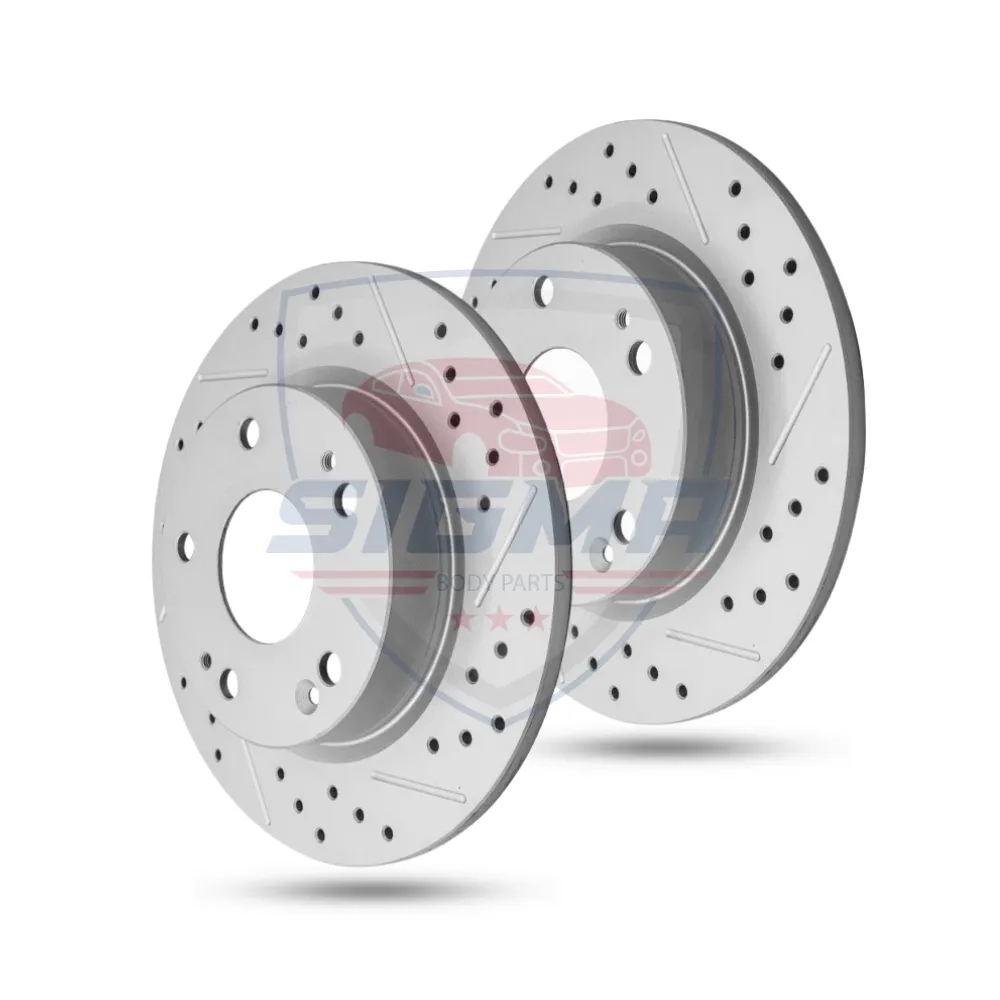 For 2017-2023 Honda Civic Rear Rotors (D:10.24in) For 2017-2023 Honda Civic Rear Rotors (D:10.24in) - Image 2