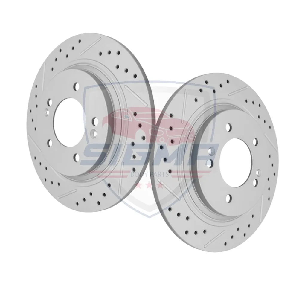 For 2021-2023 Hyundai Sonata Rear Rotors (D:11.18in) For 2021-2023 Hyundai Sonata Rear Rotors (D:11.18in) - Image 5