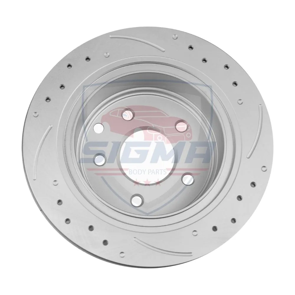 For 2019-2024 TOYOTA Corolla with drilled slotted ROTORS REAR For 2019-2024 TOYOTA Corolla with drilled slotted ROTORS REAR - Image 5